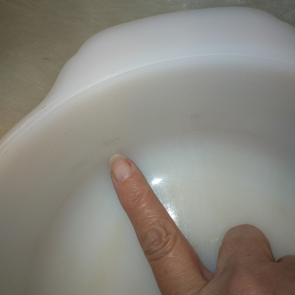 FIRE KING PEACH LUSTER Straight side caserol baking dish 1.5 Quart - Picture 5 of 7